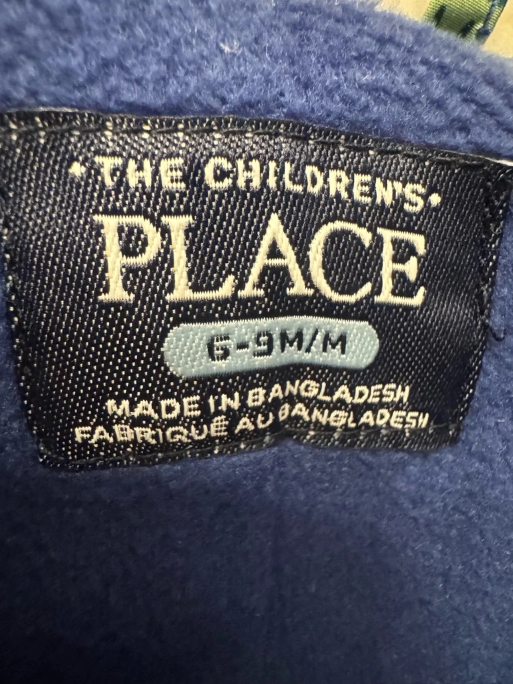 The Children's Place Blue Woodland Animal Fleece Lined Snowsuit 6-9 Mos